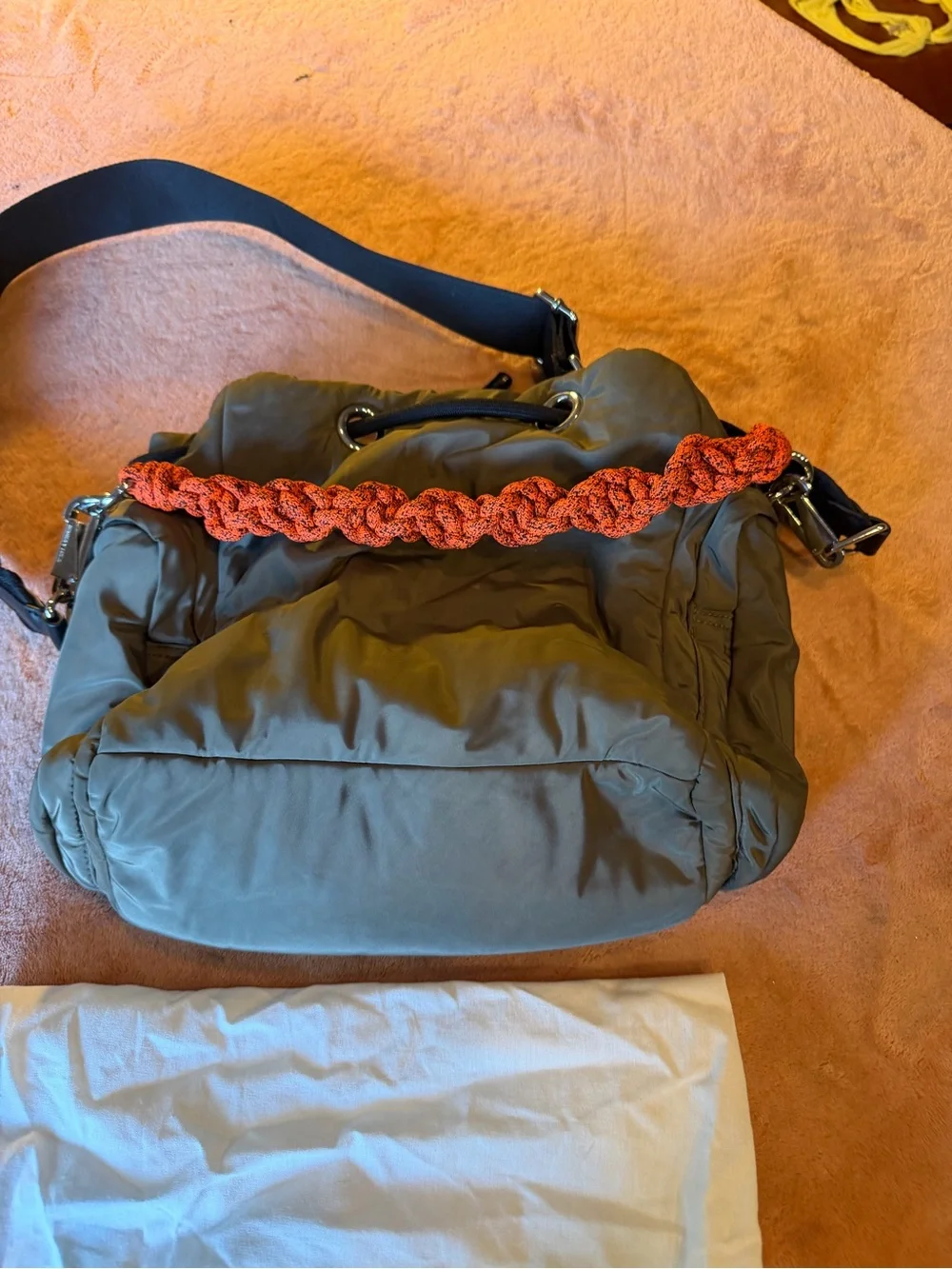 Bimba y Lola Olive Crossbody Messenger Bag